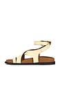 view 5 of 5 Anya Criss Cross Footbed Sandal in Sun Butter