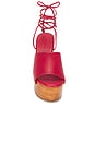 view 4 of 5 Front Row Wrap Clog in Salsa Leather