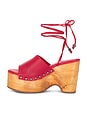 view 5 of 5 Front Row Wrap Clog in Salsa Leather