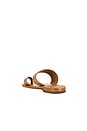 view 3 of 5 Amelie Tiny Stud Sandal in Cognac