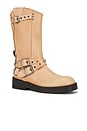 view 2 of 5 Wtf Janey Engineer Boot in Marzipan