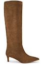 view 1 of 5 Kiki Kitten Heel Boot in Tan Suede