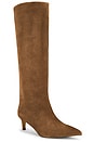 view 2 of 5 Kiki Kitten Heel Boot in Tan Suede