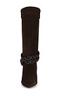 view 4 of 5 Bridget Belt Slouch Boot in Chocolate Suede
