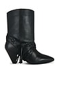 view 1 of 5 Bronte Belt Slouch Boot in Faded Black