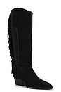 view 2 of 5 Faith Fringe Western Boot in Faded Black
