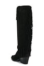 view 3 of 5 Faith Fringe Western Boot in Faded Black