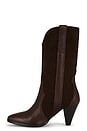 view 5 of 5 Feather Heel Boot in Chocolate