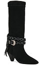 view 2 of 5 Bridget Belt Slouch Boot in Black Suede