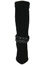view 4 of 5 Bridget Belt Slouch Boot in Black Suede