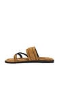 view 5 of 5 Belted Cross Strap Sandal in Driftwood Tan