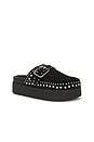 view 2 of 5 PANTUNFLA CAYATANA STUDDED  in Black Suede