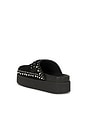 view 4 of 5 PANTUNFLA CAYATANA STUDDED  in Black Suede