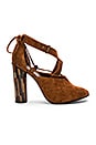 view 1 of 5 Nouvella Wrap Heels in Brown