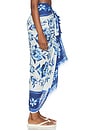view 2 of 6 Porcelain Garden Sarong in Blue