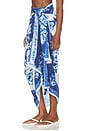 view 3 of 6 Porcelain Garden Sarong in Blue