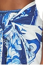 view 6 of 6 Porcelain Garden Sarong in Blue