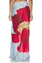 view 4 of 6 PAREO SARONG WITH TRIMS in Poppy Flowers