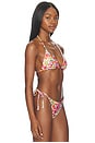 view 2 of 4 HAUT DE MAILLOT DE BAIN TRIANGLE BANANA FLOWERS in Off White