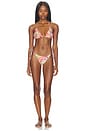 view 4 of 4 HAUT DE MAILLOT DE BAIN TRIANGLE BANANA FLOWERS in Off White