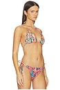 view 2 of 5 Triangle Bikini Top in Atlantic Rain Forest Multicolored