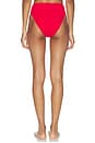 view 3 of 4 BRAGUITAS BIKINI CINTURA ALTA PLACED PRINT in Poppy Flowers