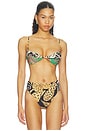 view 1 of 4 HAUT DE MAILLOT DE BAIN À ARMATURES UNDERWIRE BIKINI TOP in Animal