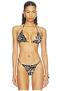view 1 of 5 Jacquard Bikini Top in Animal