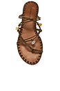 view 4 of 5 Sea Flat Sandal in Sand & Walnut