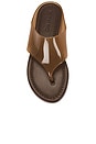 view 4 of 5 Jelly Thong Flat Sandal in Walnut