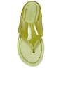 view 4 of 5 SANDALES JELLY THONG FLAT in Sage Green