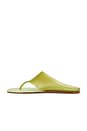 view 5 of 5 SANDALES JELLY THONG FLAT in Sage Green