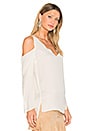 view 2 of 4 Open Shoulder Blouse in Off White
