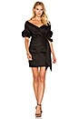 view 2 of 3 x REVOLVE Issa Wrap Dress in Black