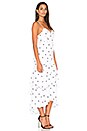 view 2 of 3 x Revolve Georgette Dress in White Spot Print