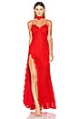view 1 of 3 X REVOLVE Everett Lace Maxi Dress in Cherry Red
