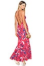 view 1 of 4 VESTIDO MAXI EN GEORGETTE PESADO in Print