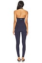 view 3 of 3 COMBINAISON HALTER ONESIE in Navy