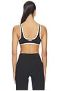 view 3 of 4 SUJETADOR DEPORTIVO CON DOBLADILLO CURVO CURVED HEM SPORTS BRA in Black