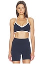 view 2 of 5 Reversible V Neck Bra in Navy & White