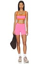 view 4 of 4 Straight Neck Sports Bra in Peony