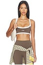 view 1 of 5 Reversible Impact Sports Bra in Walnut