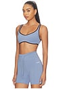 view 2 of 4 SOUTIEN-GORGE DE SPORT À BASE ARRONDIE  CURVED HEM SPORTS BRA in Glacier & Espresso