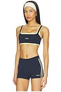 view 2 of 4 Scoop Layered Bra in Navy & Lemon