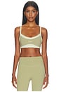 view 1 of 4 Scoop Contrast Sports Bra in Matcha & Sage in Matcha/Sage