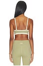 view 4 of 4 Scoop Contrast Sports Bra in Matcha & Sage in Matcha/Sage