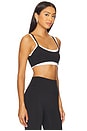 view 2 of 4 Layered Sports Bra in Black & White