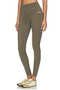 view 3 of 7 Drawstring Leggings in Olive