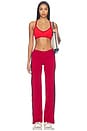 view 6 of 6 Track Leggings in Ruby & Navy