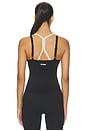 view 3 of 4 X Olivia Jade V Layered Tank Top in Black
